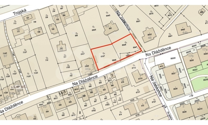 Prodej stavebního pozemku 1 284 m²