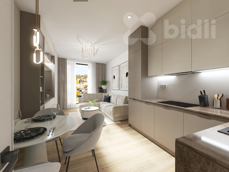 Novostavba bytu 1+kk, 24 m2, Praha Smíchov, OV