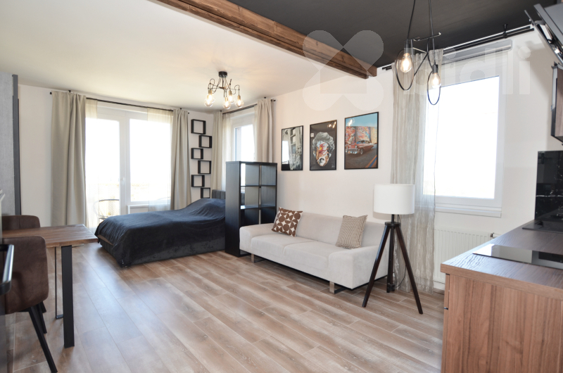 Byt 1+kk/B, 42 m2, novostavba, Praha Dolní